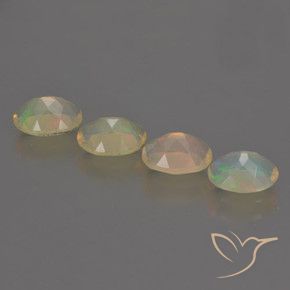 1.81 ct natürliche Mehrfarbig Opal-Edelsteine, Oval, Transparent