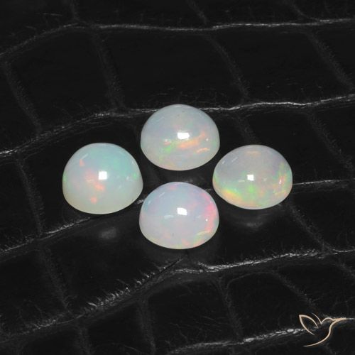 5.56ctw Natürlicher Mehrfarbig Opal, Runden, Transparent