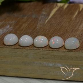 8.36 ct natürliche Mehrfarbig Opal-Edelsteine, Runden, Lichtdurchlässig