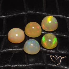 8.39 ct natürliche Mehrfarbig Opal-Edelsteine, Runden, Lichtdurchlässig