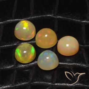 8.39 ct natürliche Mehrfarbig Opal-Edelsteine, Runden, Lichtdurchlässig