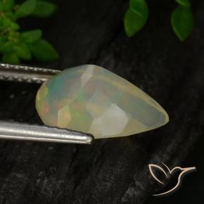 9,17 ctw natürlicher Mehrfarbig Opal, Birnenform, Lichtdurchlässig