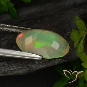 9,17 ctw natürlicher Mehrfarbig Opal, Oval, Lichtdurchlässig