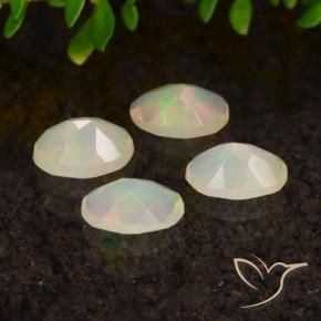 1.23 ct natürliche Mehrfarbig Opal-Edelsteine, Oval, Transparent