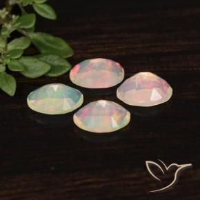 1.15 ct natürliche Mehrfarbig Opal-Edelsteine, Oval, Transparent