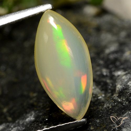 1.84ct Natürlicher Mehrfarbig Opal, Marquise, Transparent