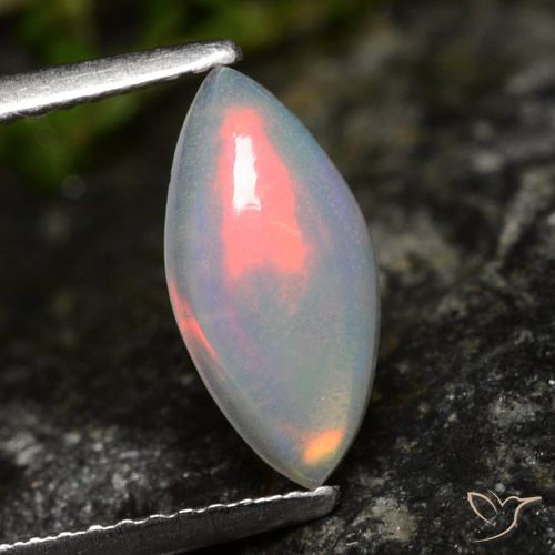 1.01ct Natürlicher Mehrfarbig Opal, Marquise, Transparent