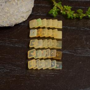 2.84 ct natürliche Mehrfarbig Opal-Edelsteine, Quadrat, Lichtdurchlässig