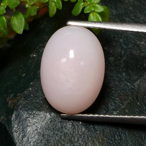 9,17 ctw natürlicher rose-rosa Opal, Oval Schliff, Lichtundurchlässig