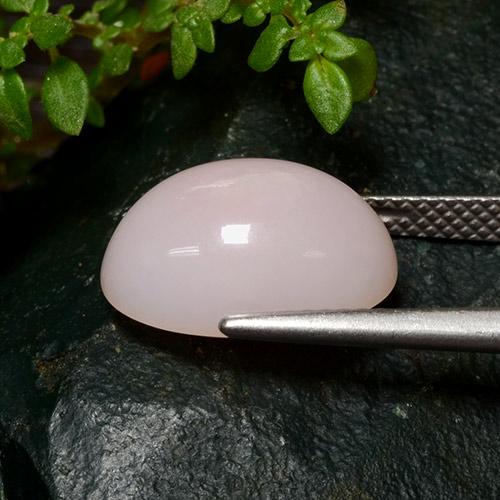 9,17 ctw natürlicher rose-rosa Opal, Oval Schliff, Lichtundurchlässig