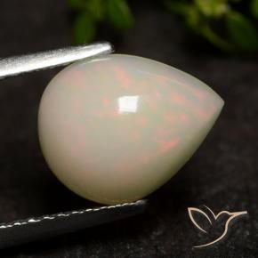 9,17 ctw natürlicher Mehrfarbig Opal, Birnenform, Lichtdurchlässig