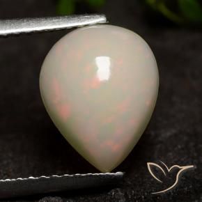 9,17 ctw natürlicher Mehrfarbig Opal, Birnenform, Lichtdurchlässig