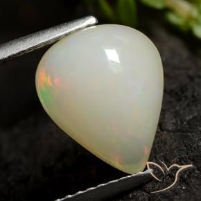 9,17 ctw natürlicher Mehrfarbig Opal, Birnenform, Lichtdurchlässig