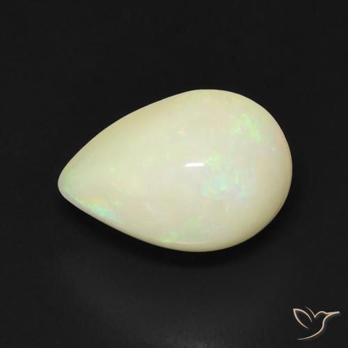 2.31ct Natürlicher Mehrfarbig Opal, Birnenform, Lichtdurchlässig