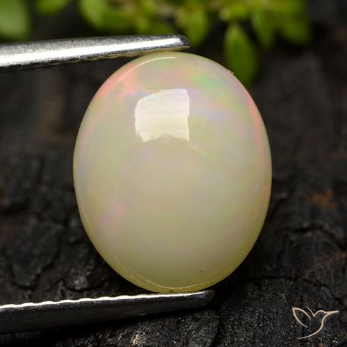 2.31ct Natürlicher Mehrfarbig Opal, Oval, Lichtdurchlässig, Photo A