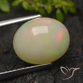 9,17 ctw natürlicher Mehrfarbig Opal, Oval, Lichtdurchlässig