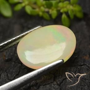 9,17 ctw natürlicher Mehrfarbig Opal, Oval, Lichtdurchlässig