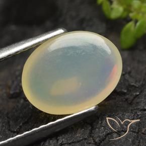 9,17 ctw natürlicher Mehrfarbig Opal, Oval, Transparent