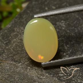 9,17 ctw natürlicher Mehrfarbig Opal, Oval, Lichtdurchlässig