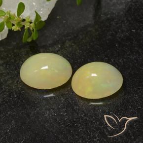 2.40 ct natürliche Mehrfarbig Opal-Edelsteine, Oval, Lichtdurchlässig