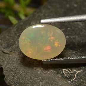 9,17 ctw natürlicher Mehrfarbig Opal, Oval, Lichtdurchlässig