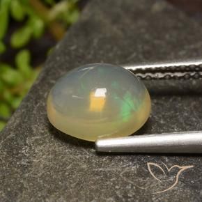 9,17 ctw natürlicher Mehrfarbig Opal, Oval, Transparent