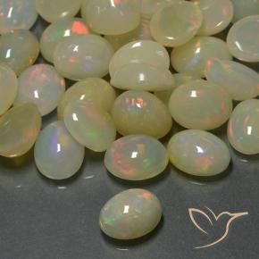 9,17 ctw natürlicher Mehrfarbig Opal, Oval, Lichtdurchlässig