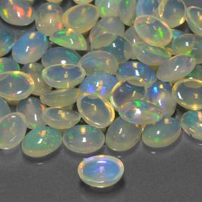 9,17 ctw natürlicher Mehrfarbig Opal, Oval, Transparent
