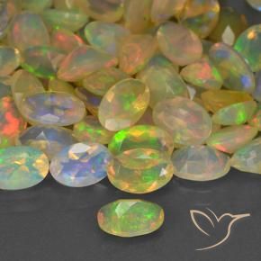 9,17 ctw natürlicher Mehrfarbig Opal, Oval, Lichtdurchlässig