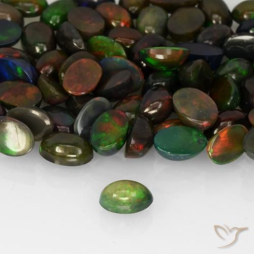 9,17 ctw natürlicher Mehrfarbig Opal, Oval, Lichtdurchlässig