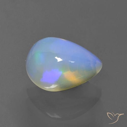 9,17 ctw natürlicher Mehrfarbig Opal, Birnenform, Transparent