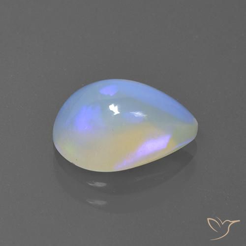 9,17 ctw natürlicher Mehrfarbig Opal, Birnenform, Transparent