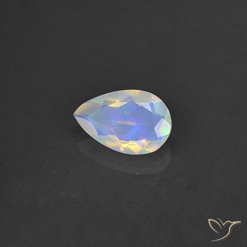 9,17 ctw natürlicher Mehrfarbig Opal, Birnenform, Transparent