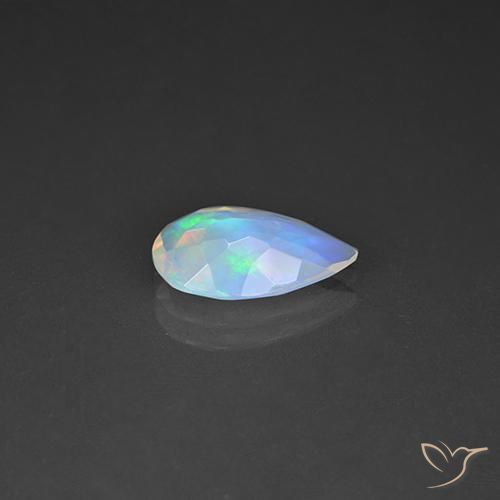 9,17 ctw natürlicher Mehrfarbig Opal, Birnenform, Transparent