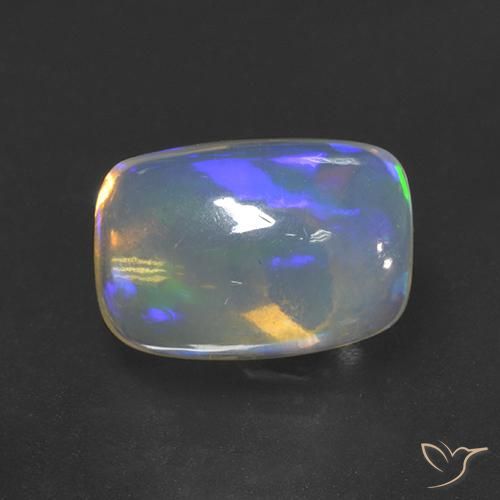 9,17 ctw natürlicher Mehrfarbig Opal, Kissen, Transparent