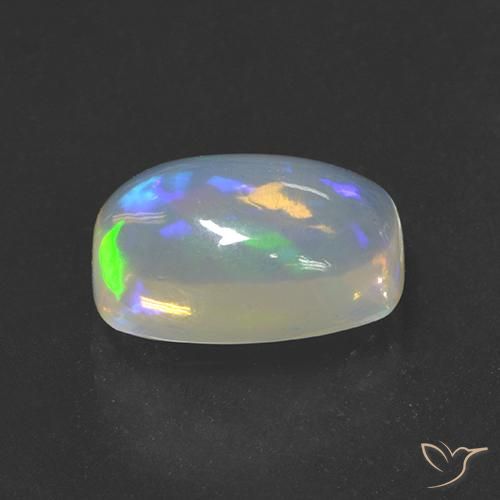 9,17 ctw natürlicher Mehrfarbig Opal, Kissen, Transparent