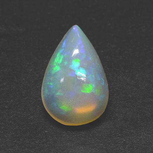 9,17 ctw natürlicher Mehrfarbig Opal, Birnenform, Transparent