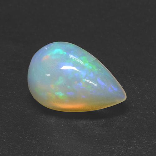 9,17 ctw natürlicher Mehrfarbig Opal, Birnenform, Transparent