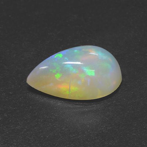 9,17 ctw natürlicher Mehrfarbig Opal, Birnenform, Transparent