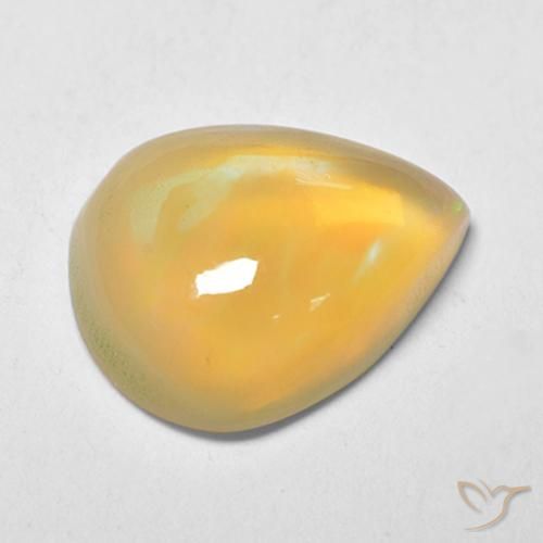 9,17 ctw natürlicher Mehrfarbig Opal, Birnenform, Transparent