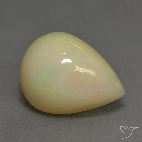 1.58ct Natürlicher Mehrfarbig Opal, Birnenform, Lichtdurchlässig