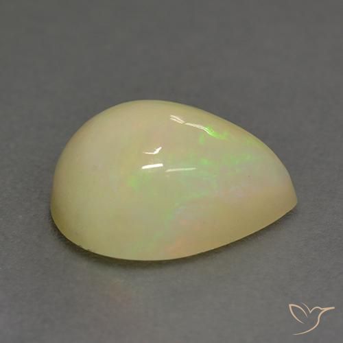 9,17 ctw natürlicher Mehrfarbig Opal, Birnenform, Lichtdurchlässig