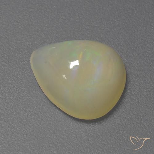 9,17 ctw natürlicher Mehrfarbig Opal, Birnenform, Lichtdurchlässig