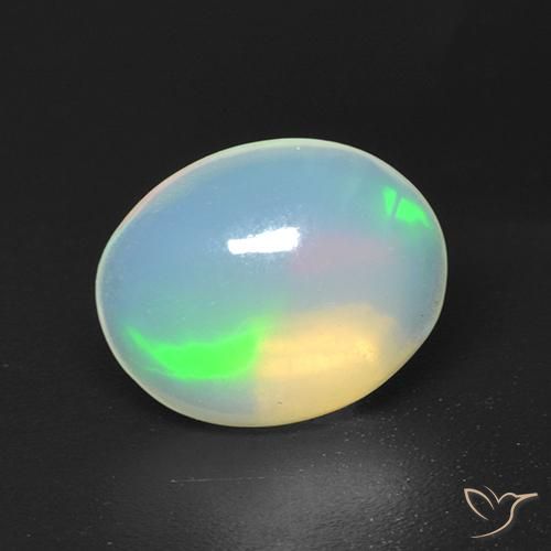 9,17 ctw natürlicher Mehrfarbig Opal, Oval, Transparent