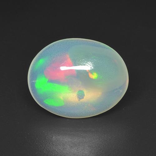 9,17 ctw natürlicher Mehrfarbig Opal, Oval Schliff, Transparent