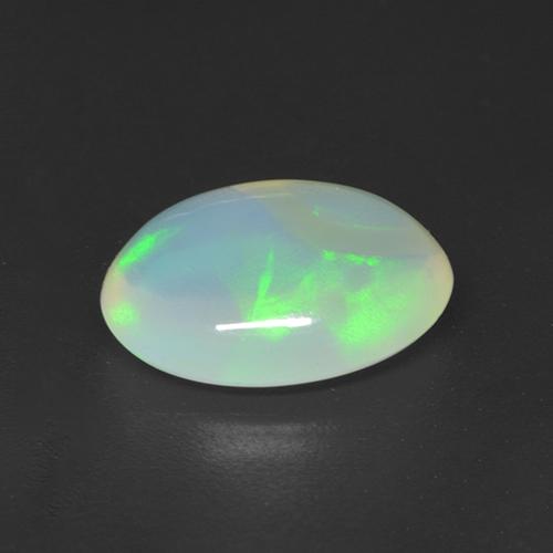 9,17 ctw natürlicher Mehrfarbig Opal, Oval Schliff, Transparent