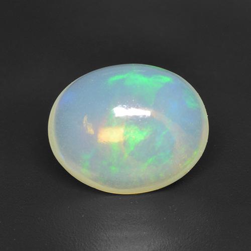 9,17 ctw natürlicher Mehrfarbig Opal, Oval, Transparent