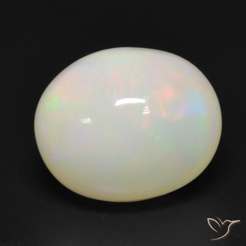 9,17 ctw natürlicher Mehrfarbig Opal, Oval, Lichtdurchlässig