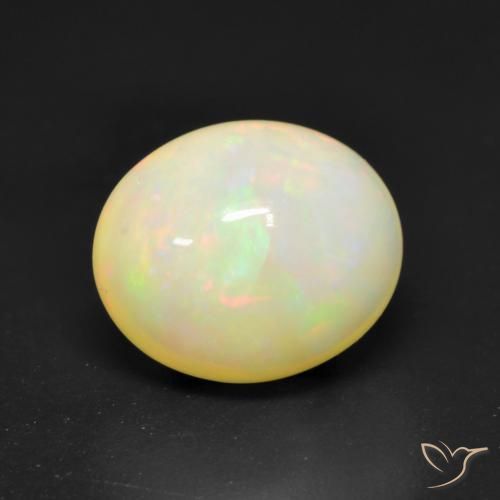 9,17 ctw natürlicher Mehrfarbig Opal, Oval, Lichtdurchlässig