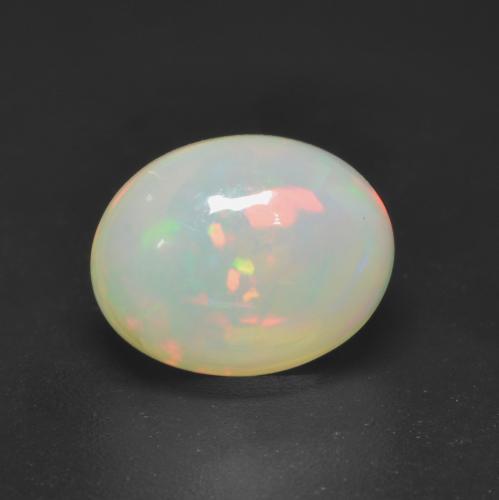 9,17 ctw natürlicher Mehrfarbig Opal, Oval Schliff, Transparent